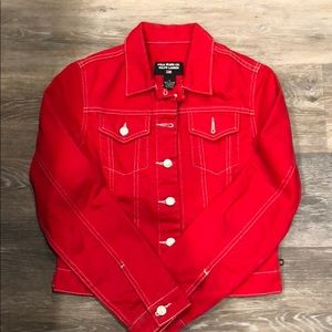 Polo Jeans Co. Ralph Lauren Red Jean jacket